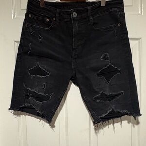 Black shorts American eagle